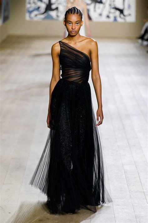 dior black gown|dior evening gowns.